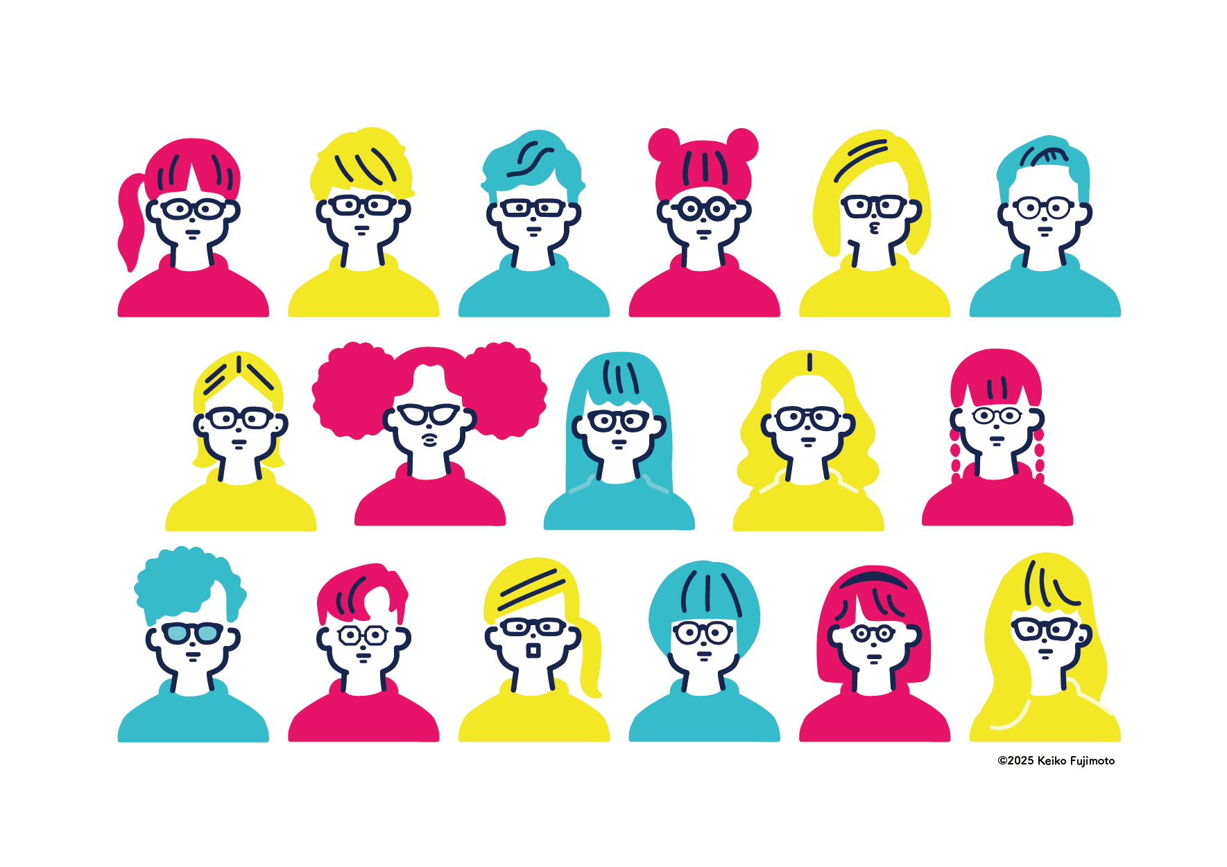 ポップなイラスト